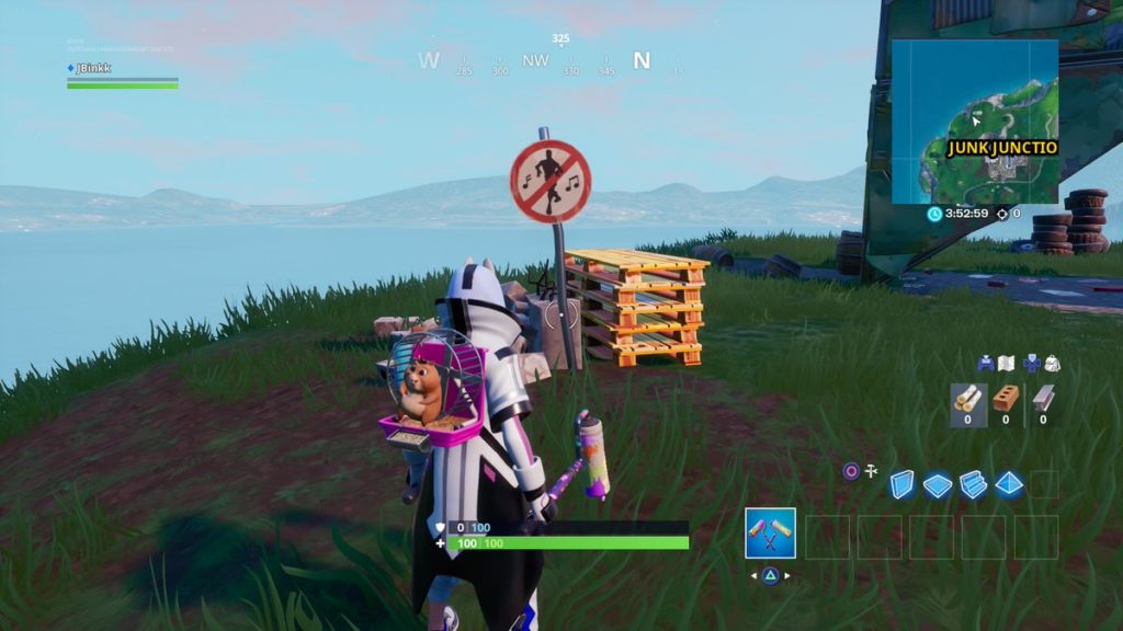 Where to find and destroy No Dancing Signs in Fortnite ...