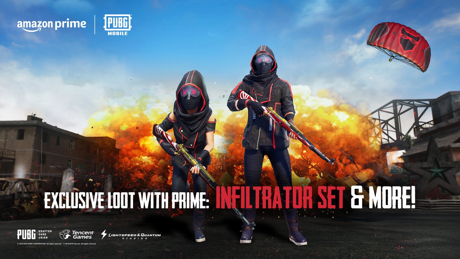Pubg Mobile Teams Up With Amazon For Exclusive Twitch Prime Loot Dot Esports