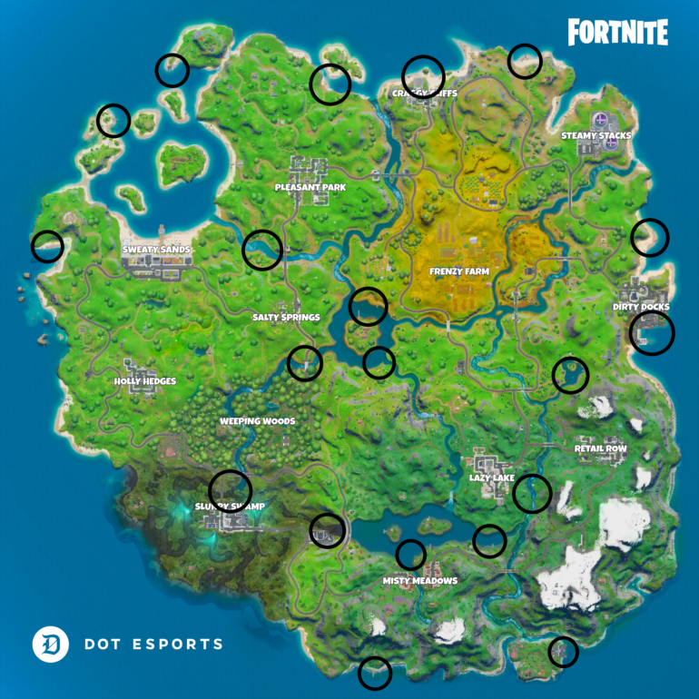 Fortnite Chapter 2 Motorboat Locations: Where to Find All the Boats on ...