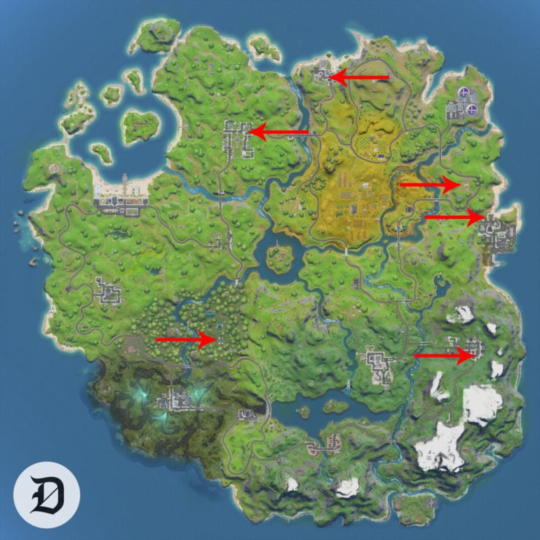 Where to find upgrade benches in Fortnite Chapter 2 Dot Esports