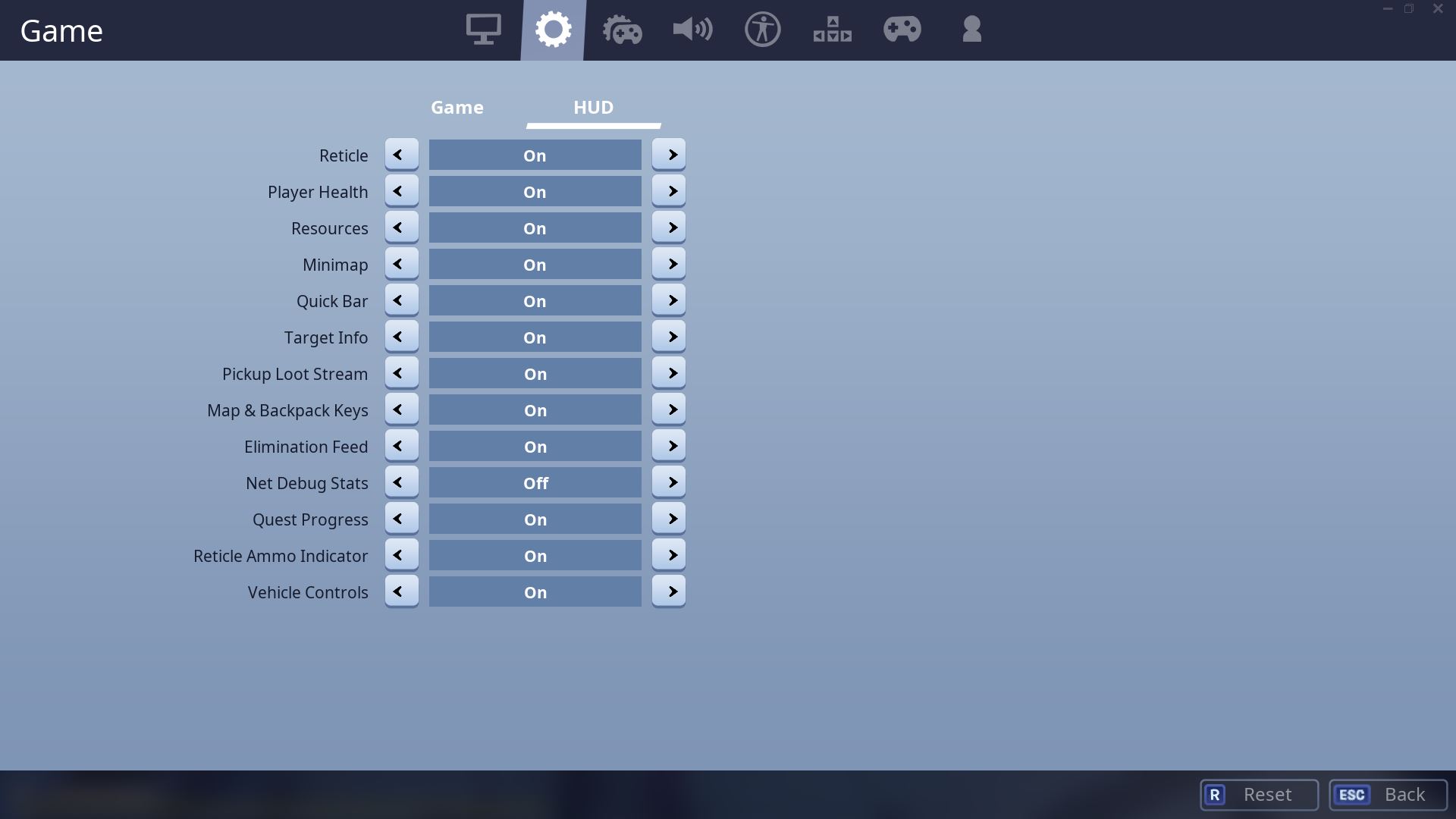 How to disable the reloading icon in Fortnite Chapter 2 Dot Esports