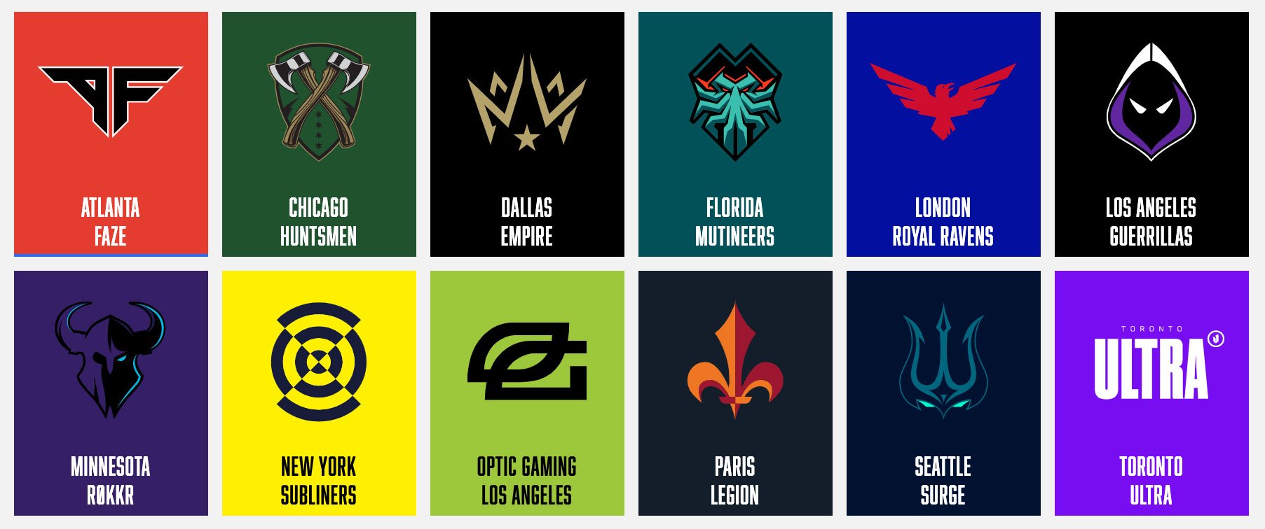 Ranking the best Call of Duty League team logos Dot Esports