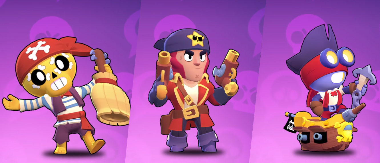 Three out of the five new skins were revealed: Pirate Poco, Corsair Colt, a...