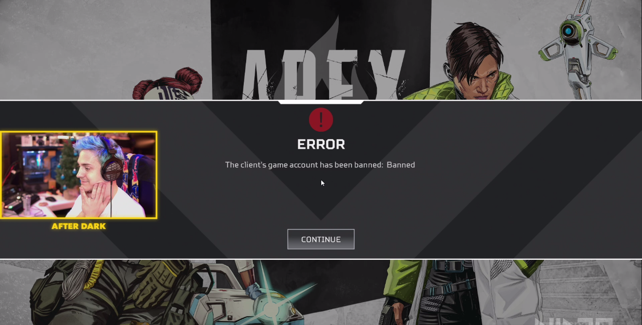 Ninja Surprised By Apex Legends Ban On Stream Dot Esports