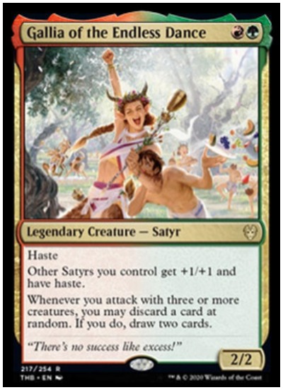 Gallia of the Endless Dance THB MTG