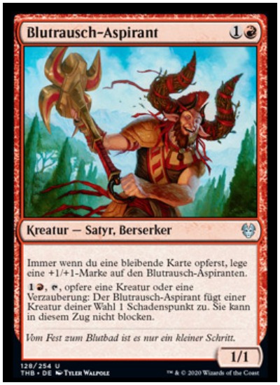 Bloodrush Aspirant THB Magic The Gathering