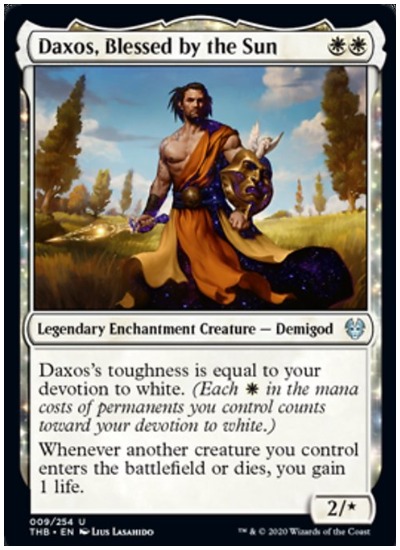 Daxos, Blessed by the Sun THB MTG