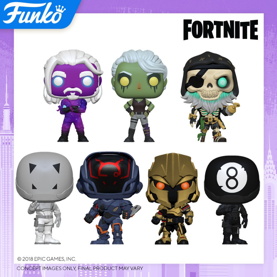 New Fortnite Funko Pop 2021 Funko Debuts 7 New Fortnite Pop Figures At Toy Fair New York Dot Esports