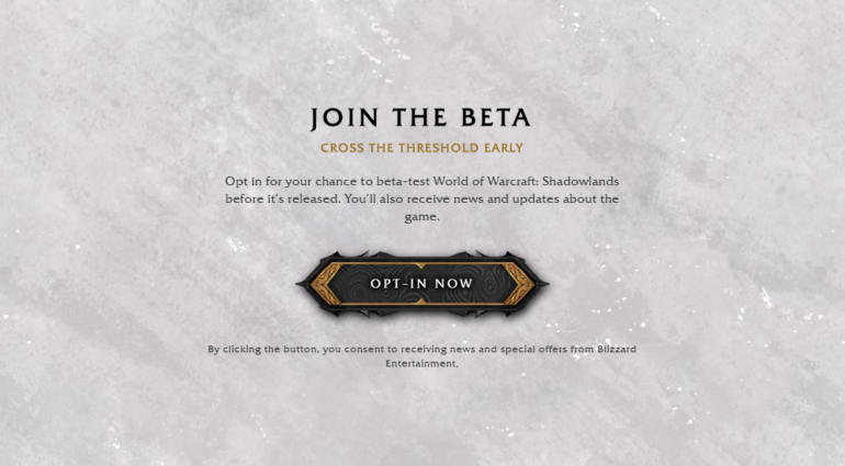 How to sign up for World of Warcraft Shadowlands beta - Dot Esports