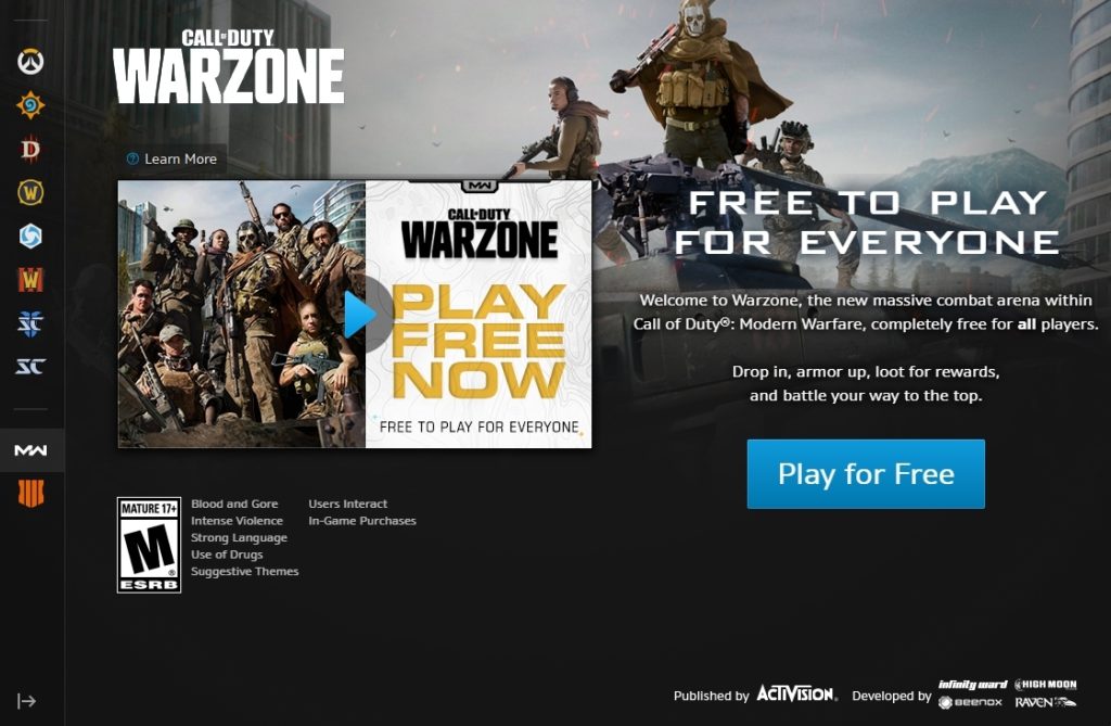 How To Download Just Call Of Duty Warzone Not Modern Warfare On Pc Dot Esports