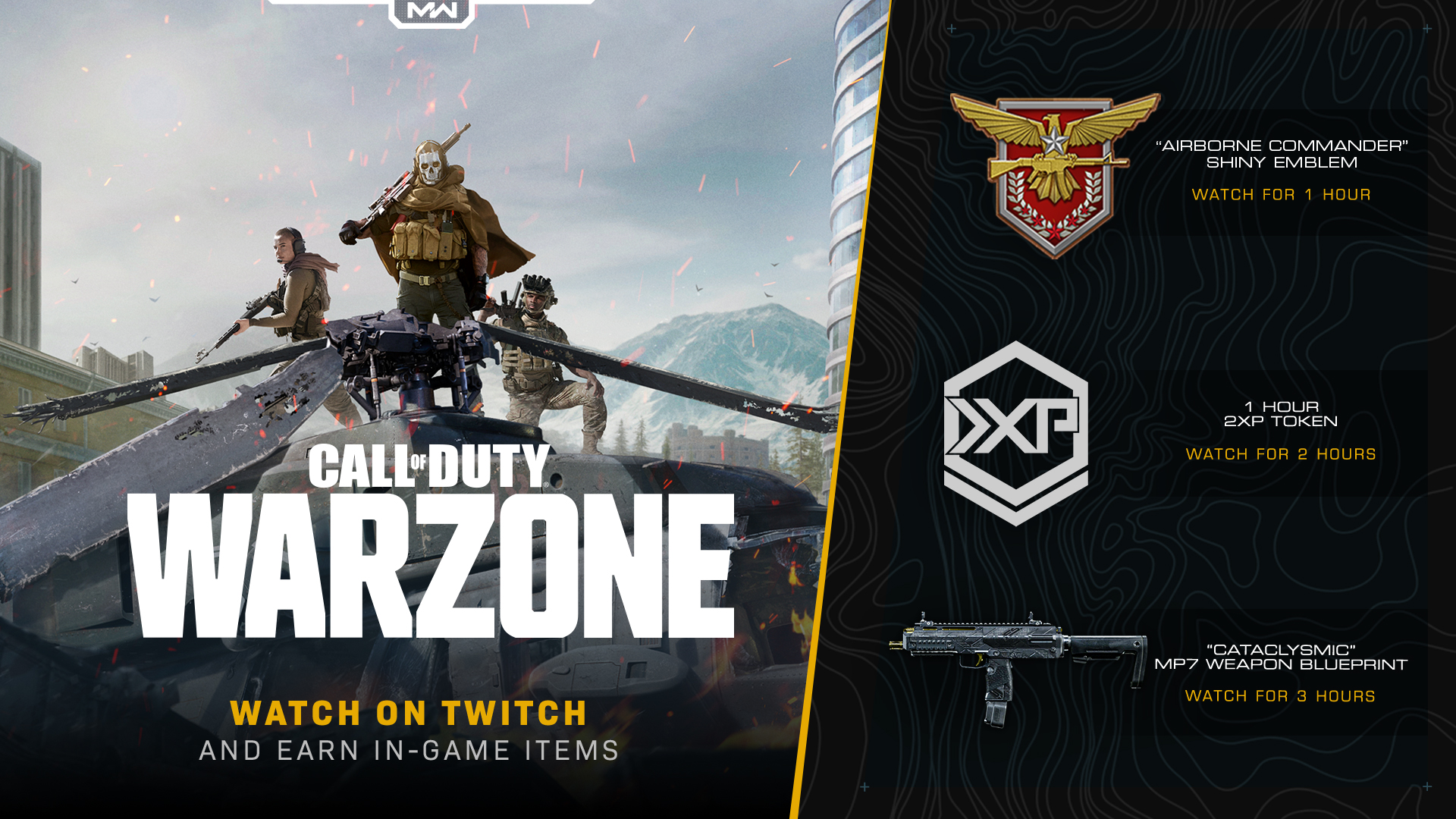 Twitch drops return for Call of Duty: Warzone.