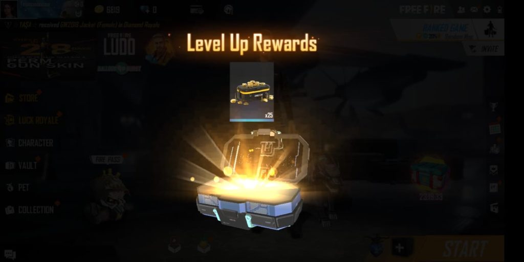 Level Up Spin Free Fire