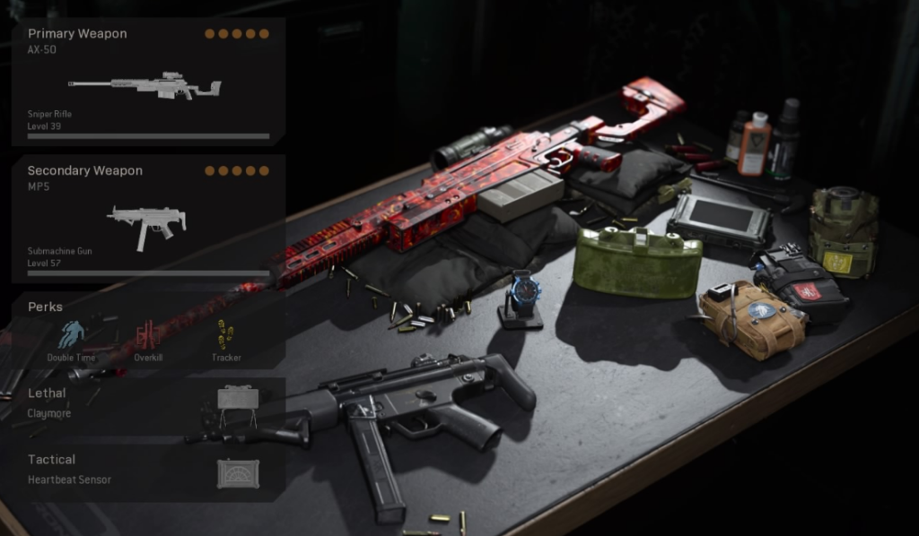 best overkill loadout warzone