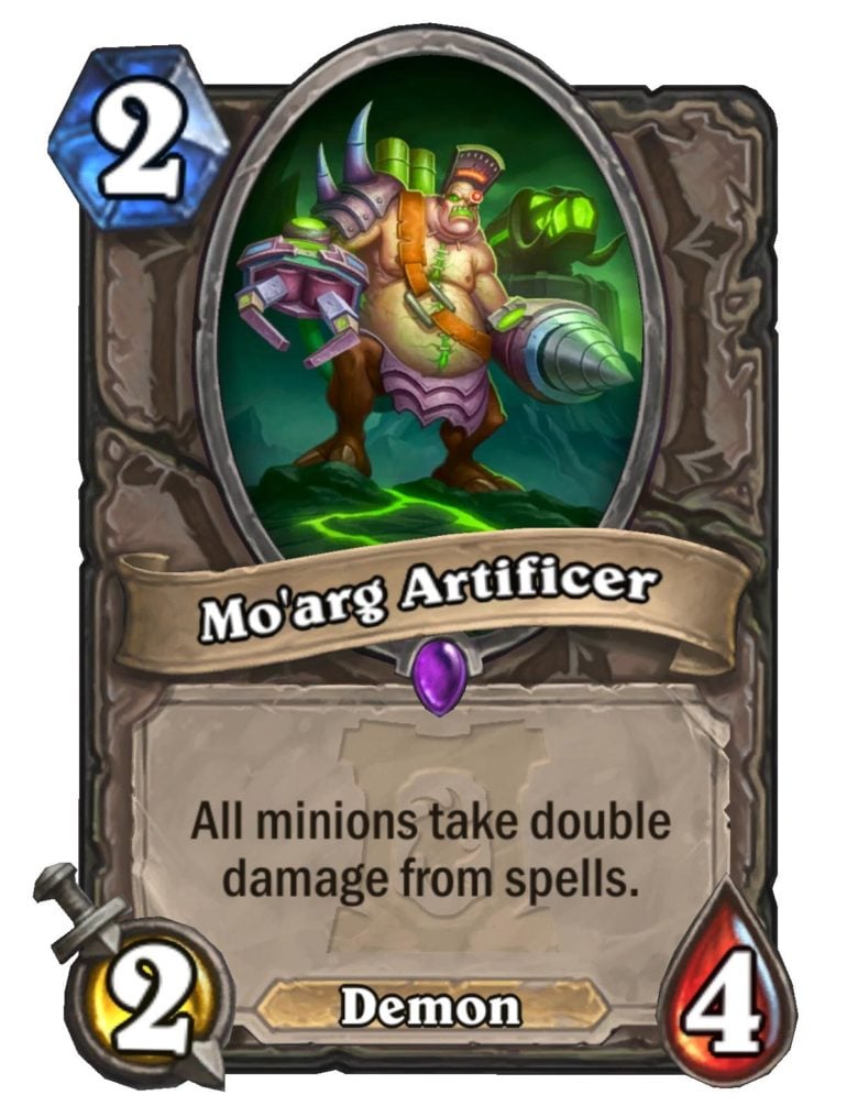 Mo’arg Artificer revealed for Hearthstone's upcoming expansion, Ashes ...