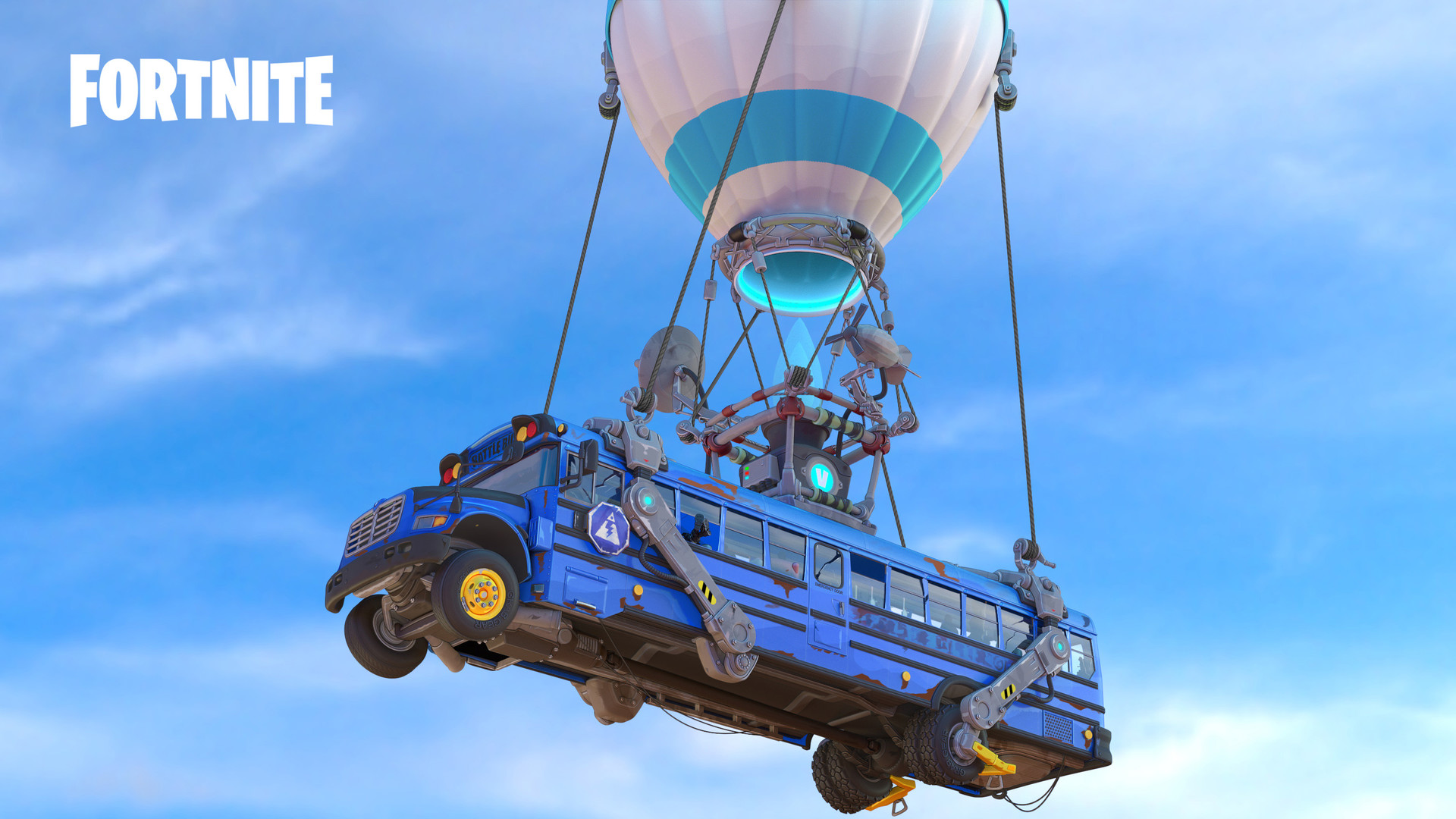A Fortnite player mapped their bus paths for 500 games.