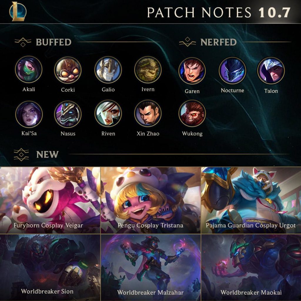 league patch notes