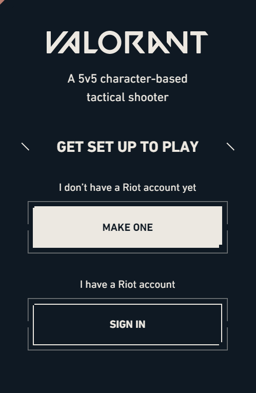 riot download valorant