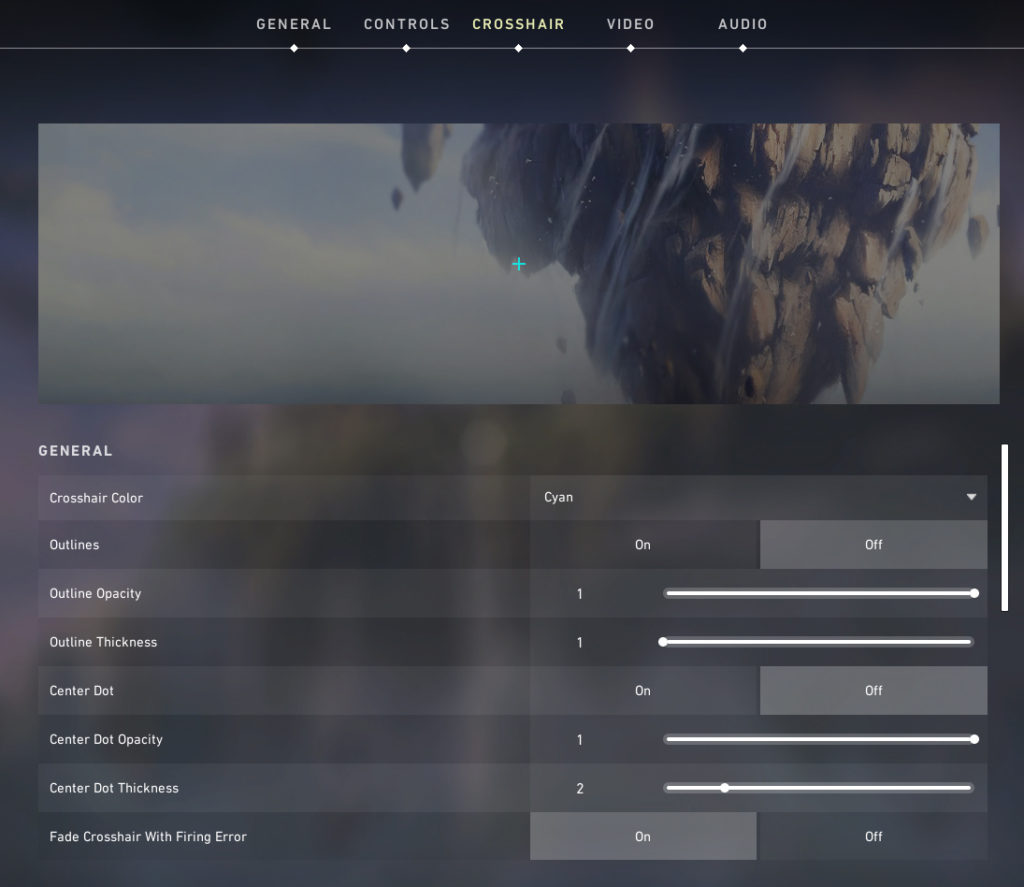 best crosshairs for valorant