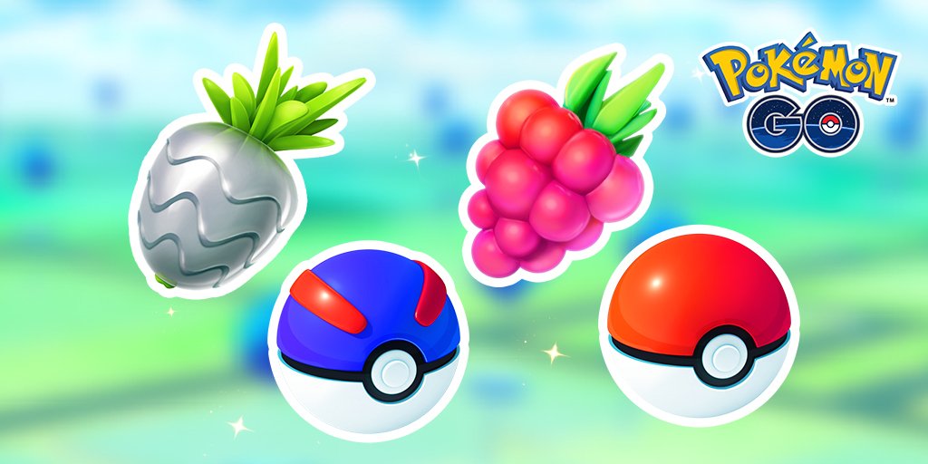 Pokemon Go Item FarmRefill BagPokeballs Great Balls Berrys and more! 