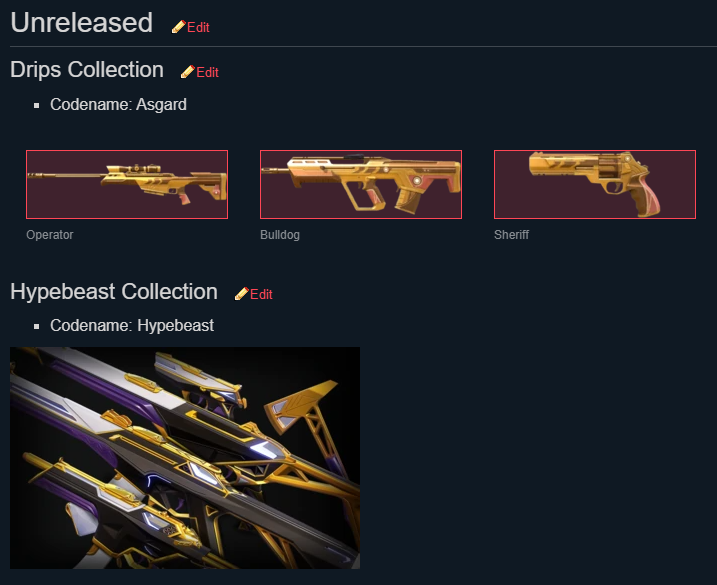 New Valorant Weapon Skins Found In The Game S Files Are Sexy Dot Esports