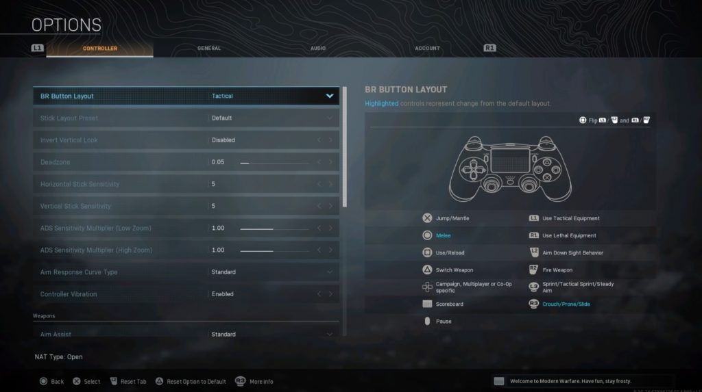 ps4 apex sensitivity