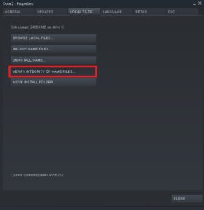 verifying login information steam