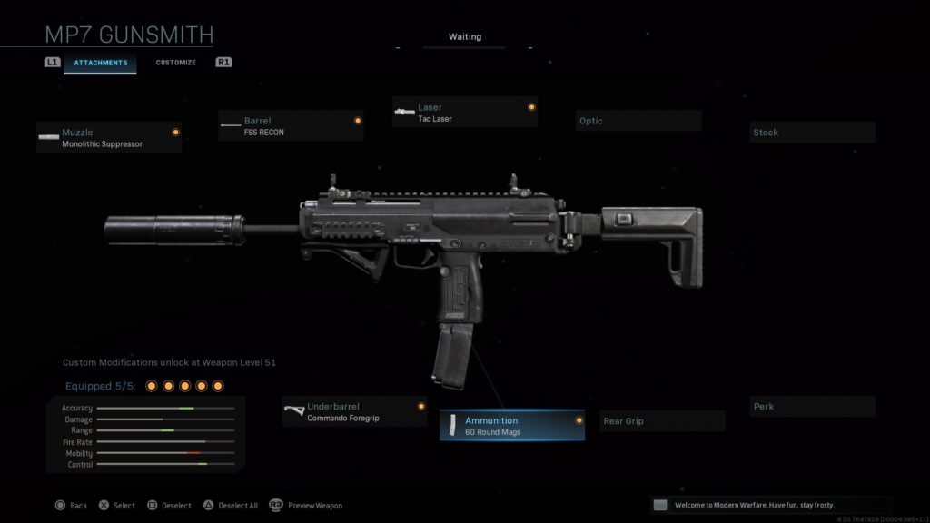 best mp7 loadout xdefiant