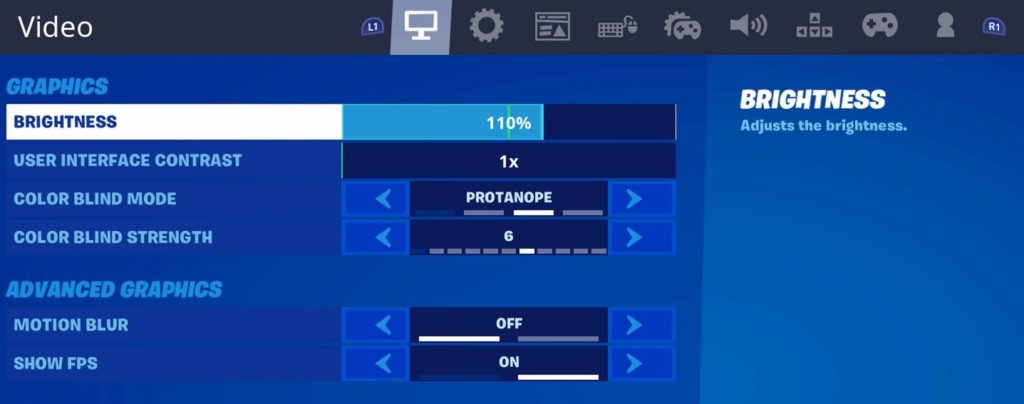 best settings ps4