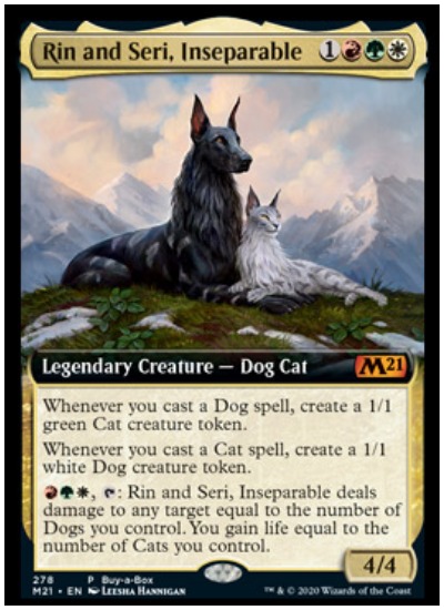 MTG celebrates Dog name change with M21 Rin and Seri, Inseparable - Dot