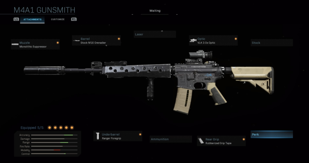 cod4 modern warfare m4