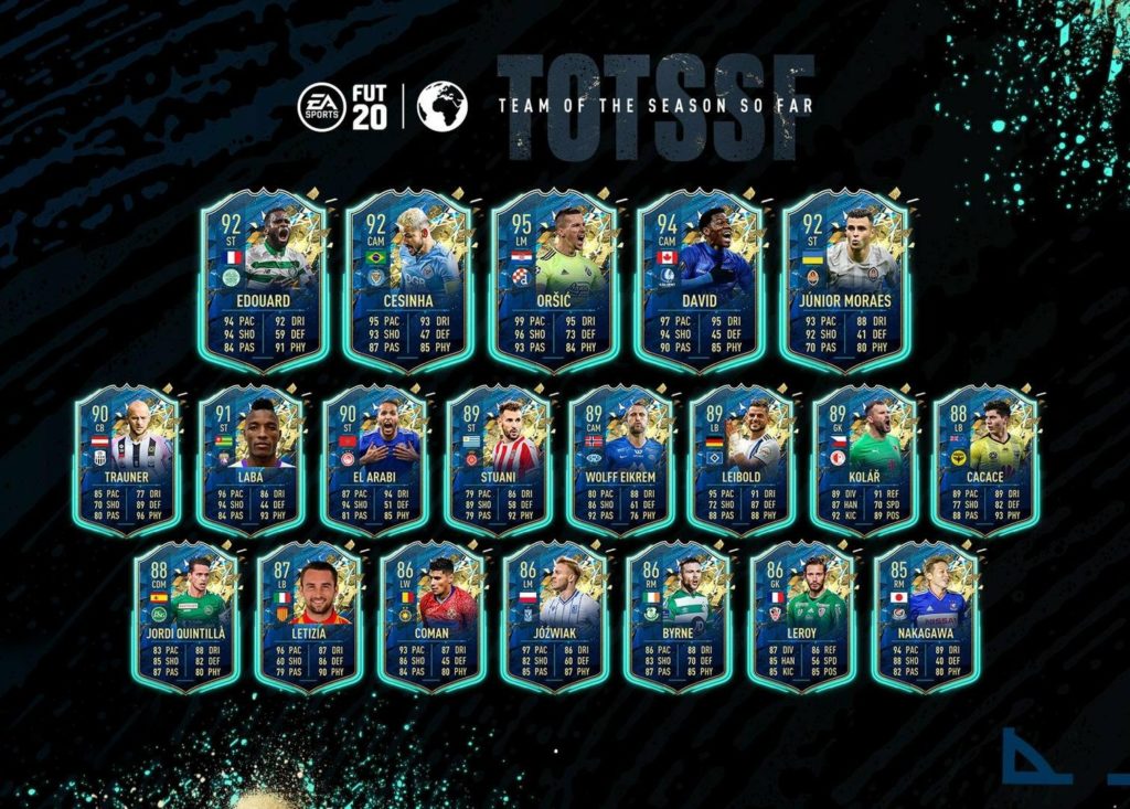 Ea Sports Adds Rest Of The World Totssf Cards To Fifa Ultimate Team Dot Esports