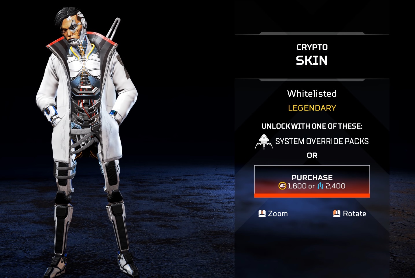 Крипто скины. Apex Legends крипто скины. Апекс Legends Crypto скин. Apex Legends Crypto Legendary Skin. Крипто скины Апекс whitelisted.