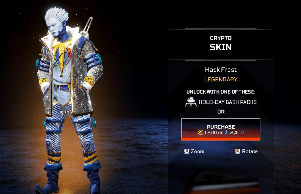 jack frost crypto skin