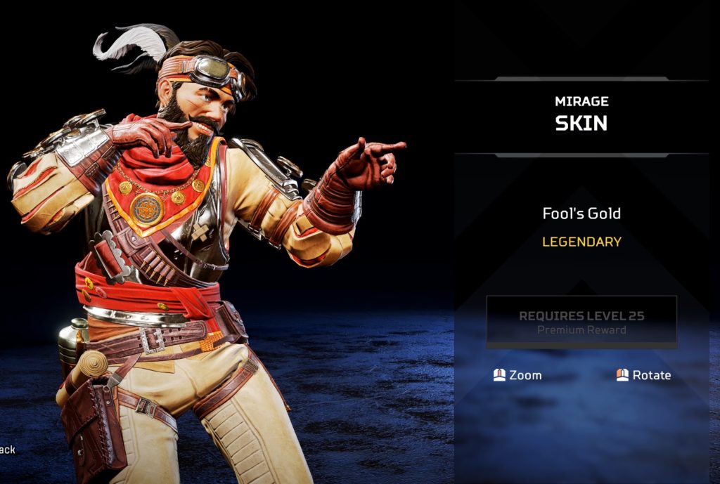 Rarest Mirage Skins In Apex Legends Dot Esports