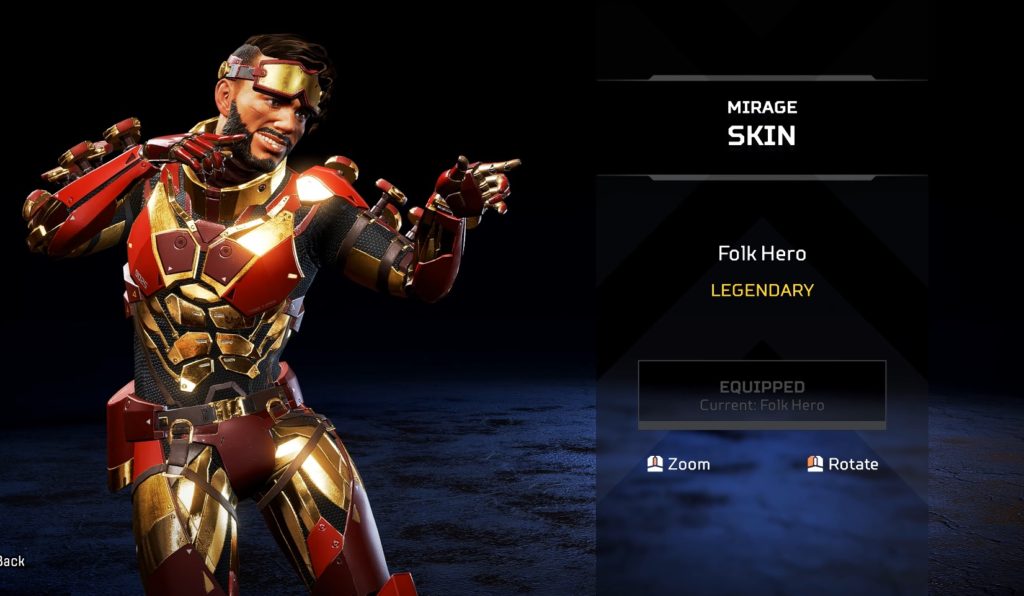 Rarest Mirage Skins In Apex Legends Dot Esports