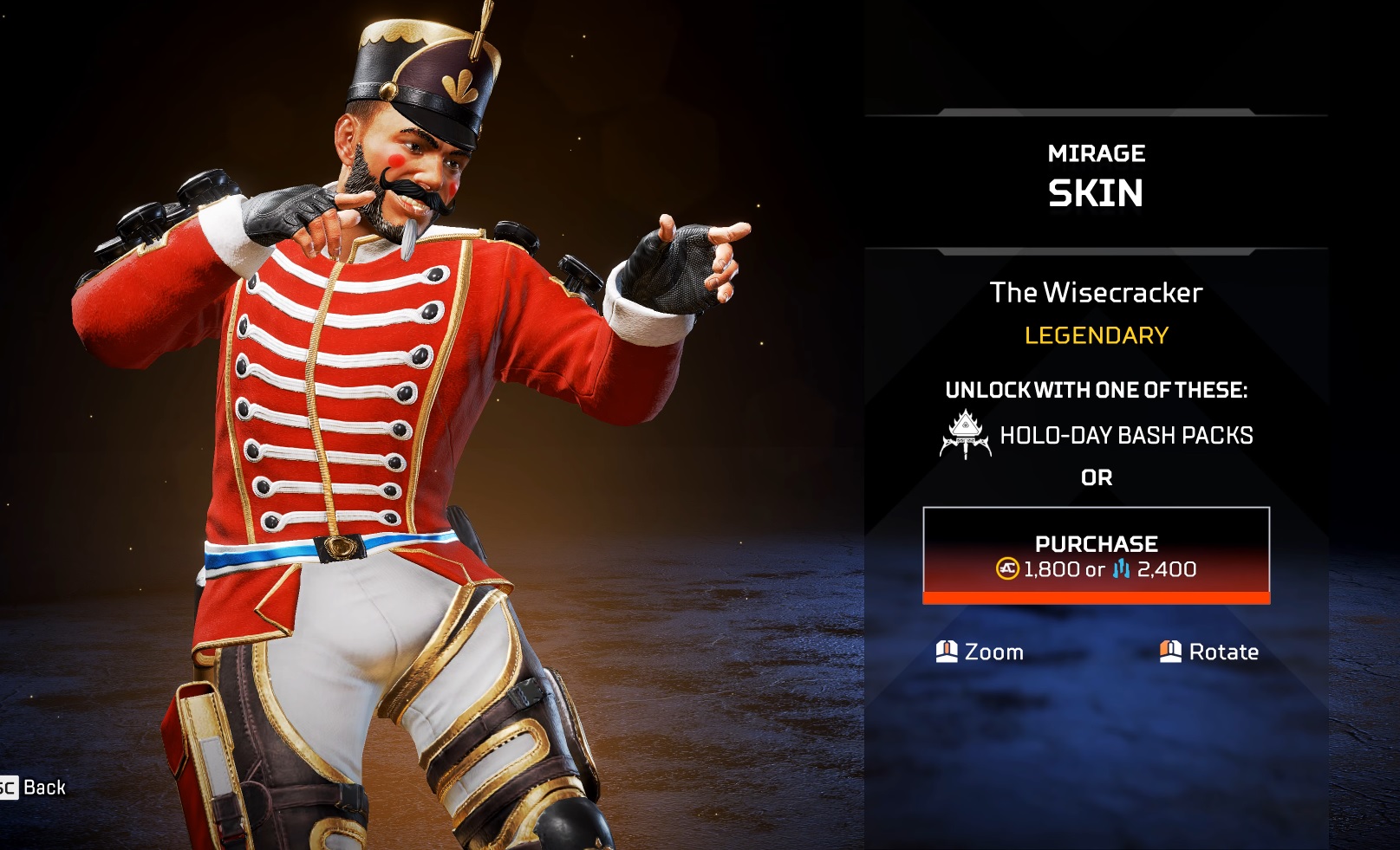 Rarest Mirage skins in Apex Legends Dot Esports