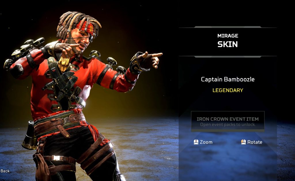 Rarest Mirage Skins In Apex Legends Dot Esports