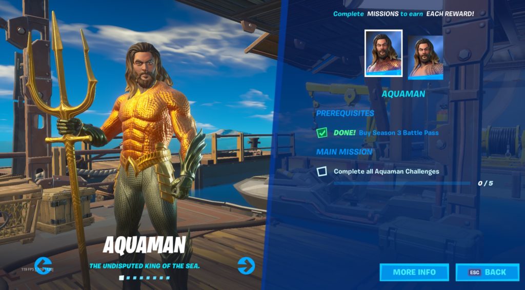 Fortnite Chapter 2 Season 3 Arrives With Aquaman And Flooded Map