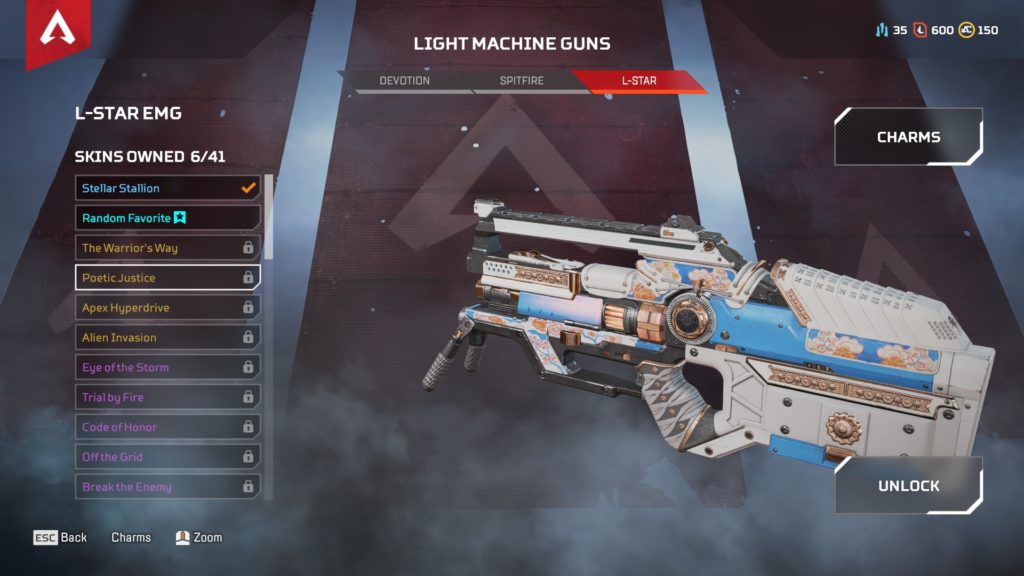 Every Legendary Weapon In Apex Legends Dot Esports