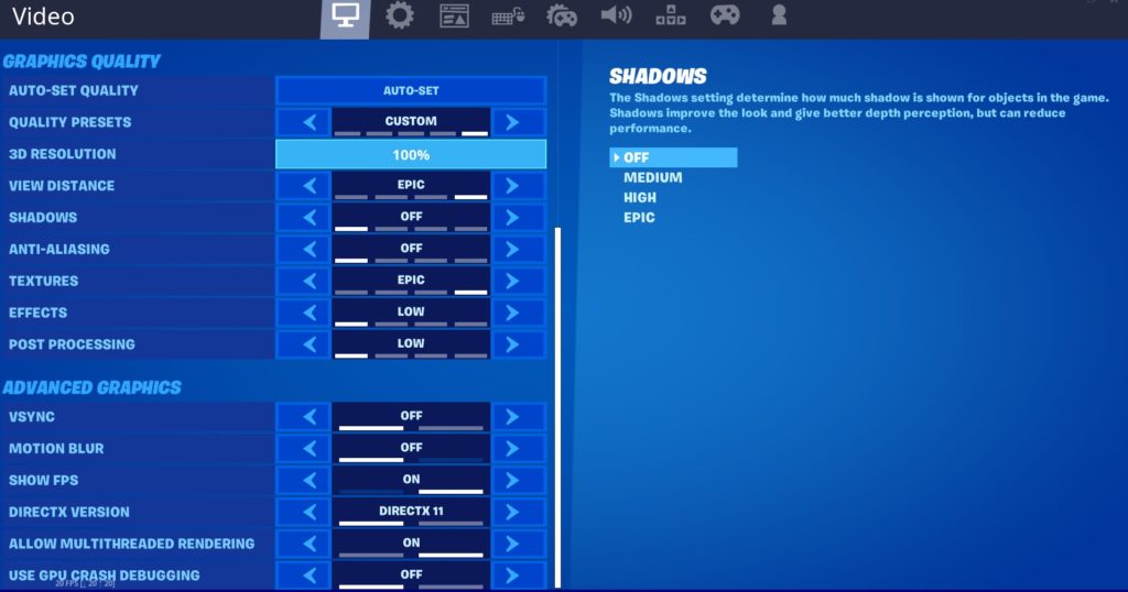 McCreamy's Fortnite settings - Dot Esports