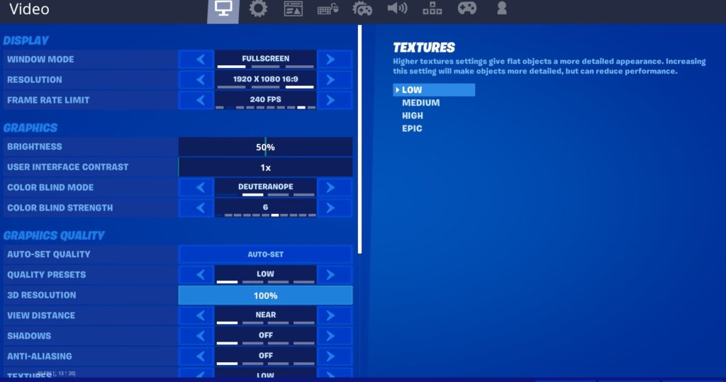 Mitr0's Fortnite settings and keybinds - Dot Esports - moKoKil