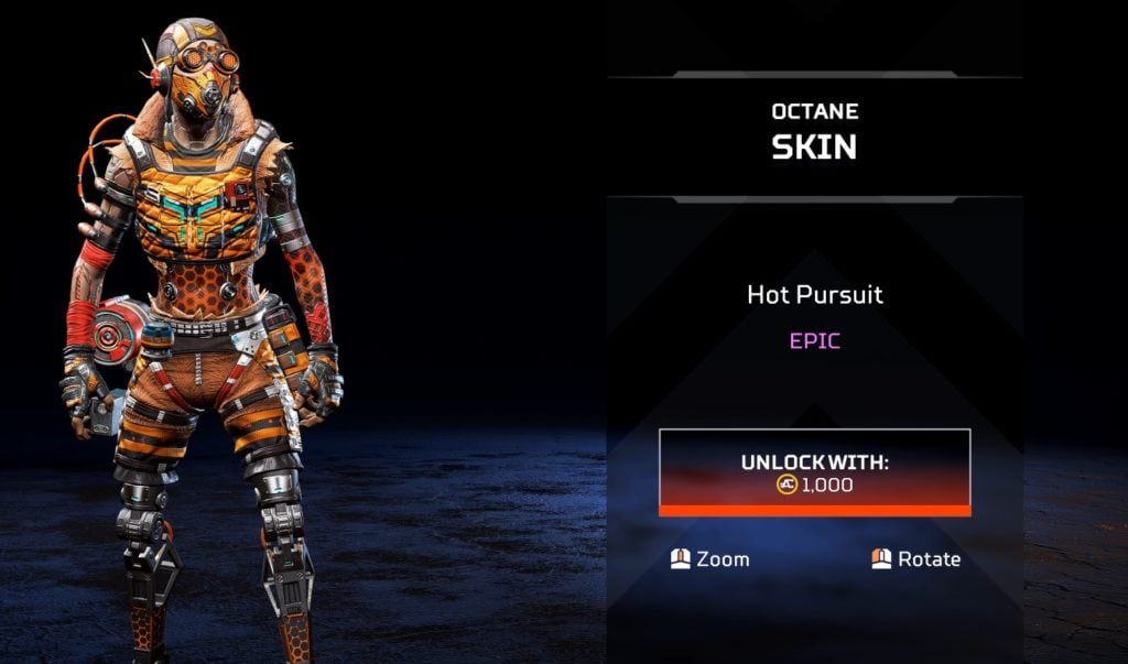 Rarest Octane skins in Apex Legends | Dot Esports