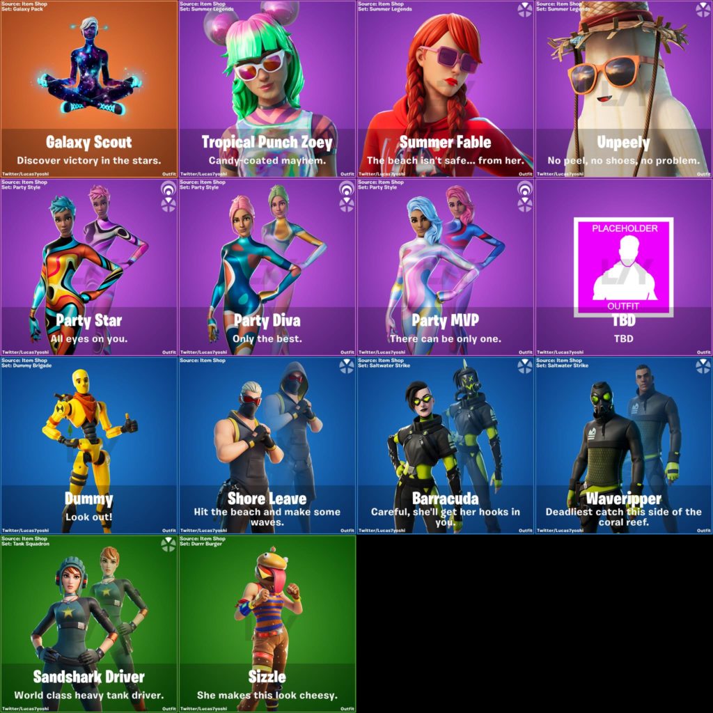 Every New Skin In Fortnite V1330 Patch Leaked