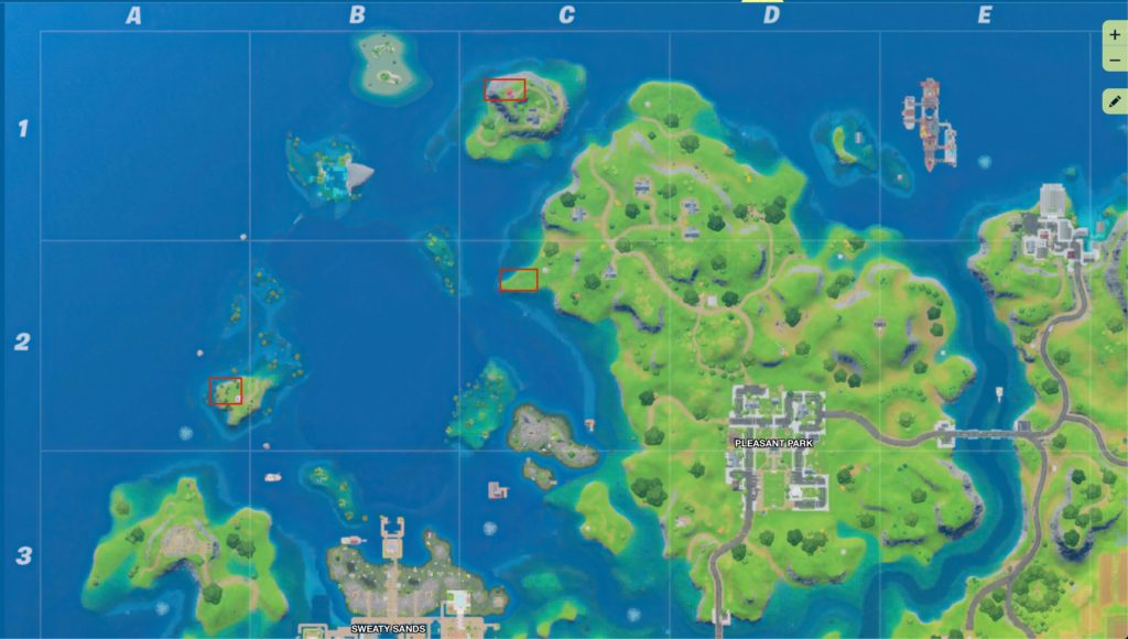 Fortnite Visit Monument Locations All Sculpted Coral Kingdom Border Monument Locations In Fortnite Chapter 2 Season 3 Dot Esports