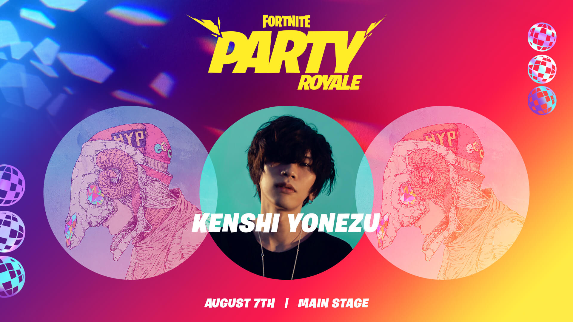 Japanese Singer Kenshi Yonezu Will Be The First Non North American Artist To Have A Party Royale Event In Fortnite Dot Esports