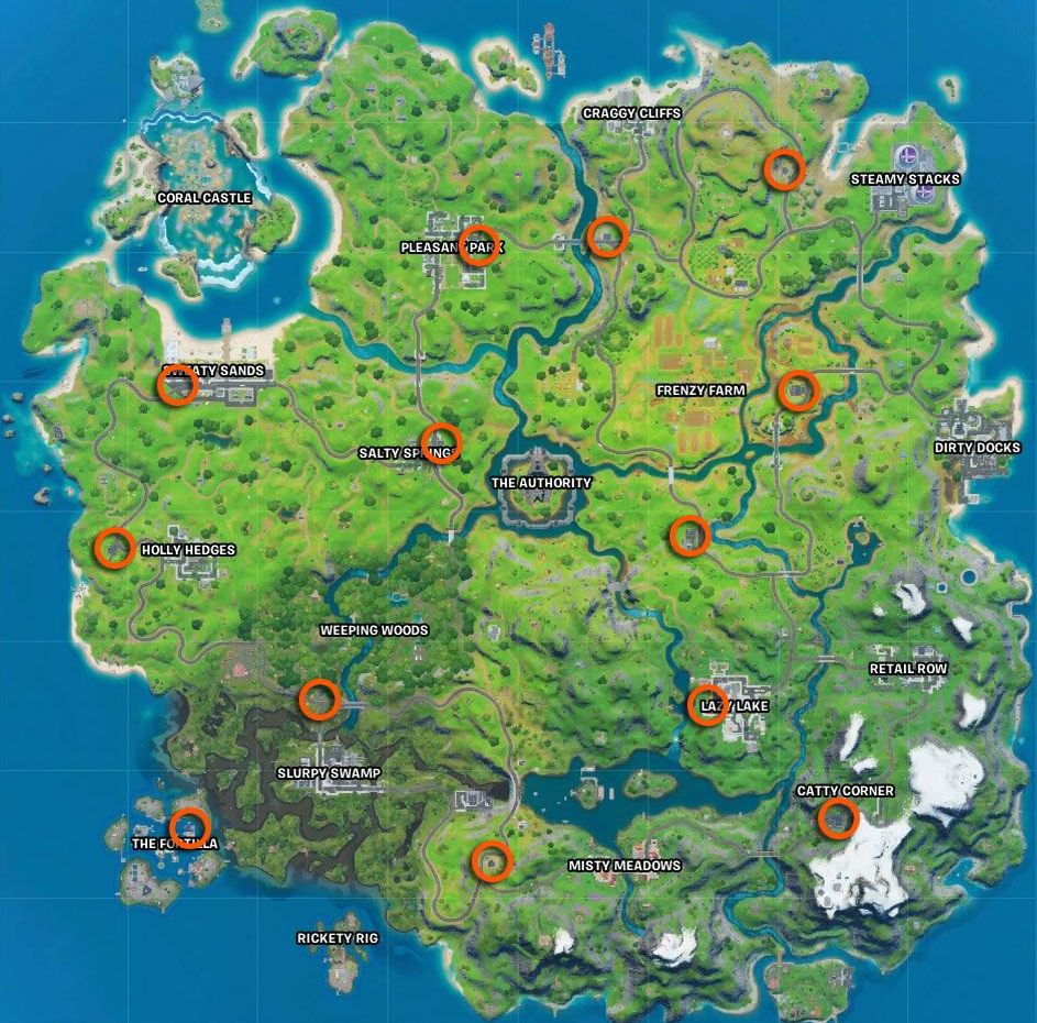 Vehicle In Fortnite Spawn Locations Where To Find Vehicles And How To Drive Them In Fortnite Chapter 2 Season 3 Dot Esports