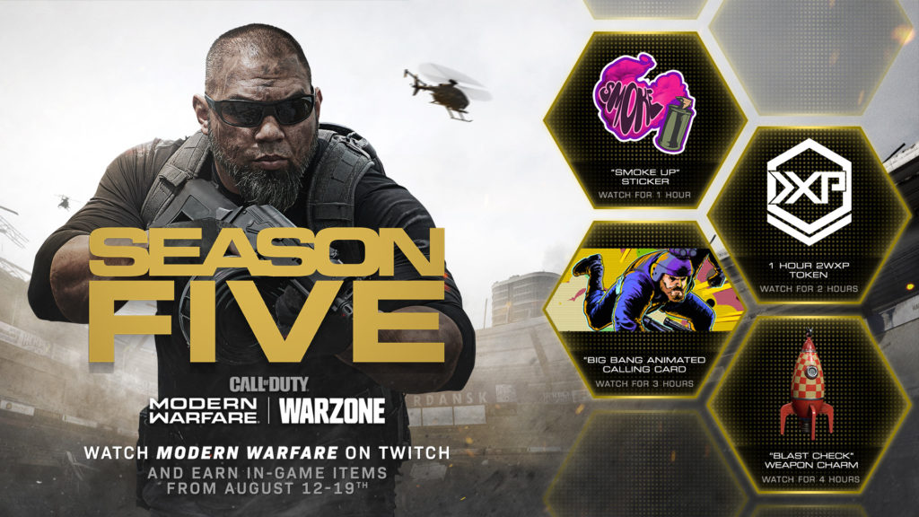 Modern Warfare Season 5 Twitch Drops: Here's What You Can Get