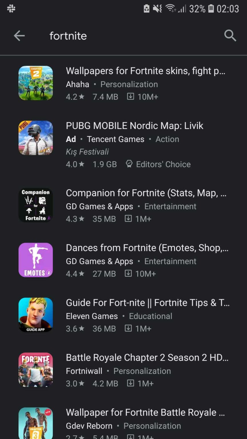 Fortnite Removed From Google Play Store - Dot Esports