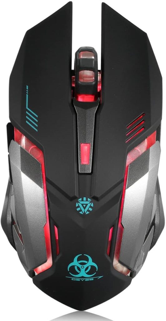 IMICE G4 4 Keys 1600DPI Silent Wireless Gaming Mouse(Blue)