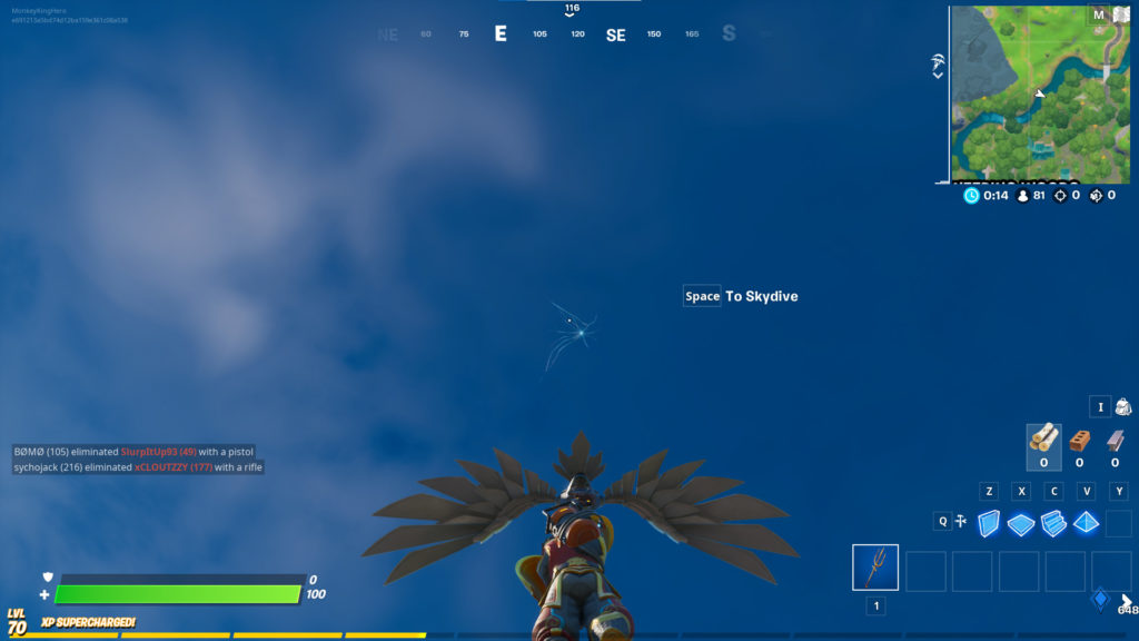 Look Up At The Sky Fortnite A Rift Has Appeared In The Sky Of Fortnite To Signal Thor S Arrival Dot Esports